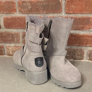 BearPaw Women's Gray Winter Boots